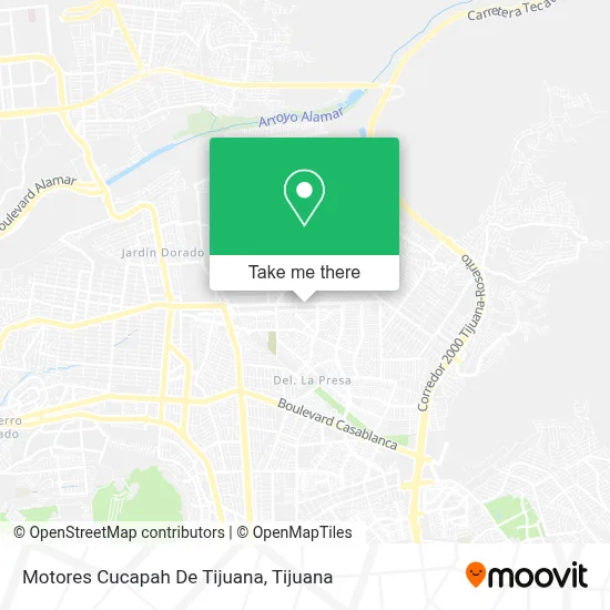 Motores Cucapah De Tijuana map