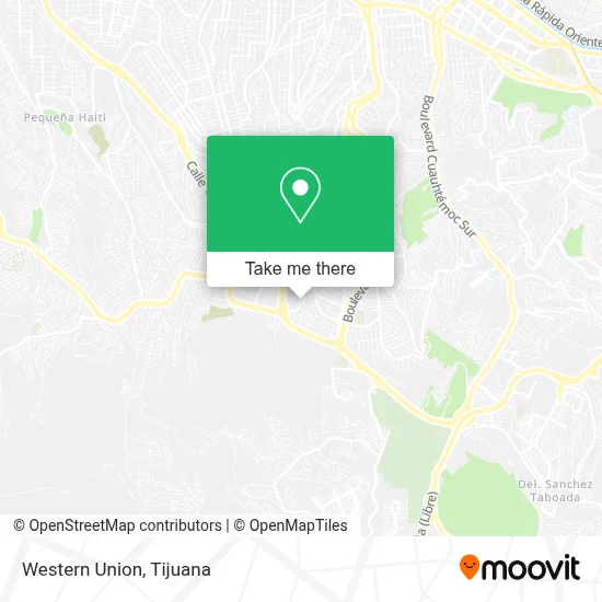 Western Union map