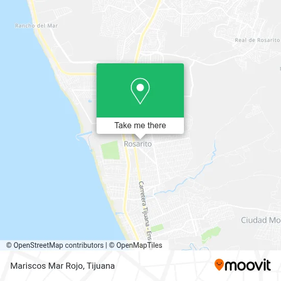 Mariscos Mar Rojo map
