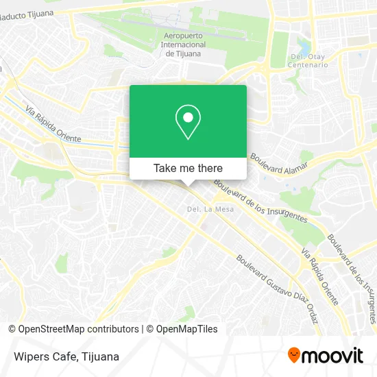 Wipers Cafe map