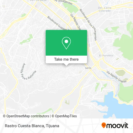 Rastro Cuesta Blanca map