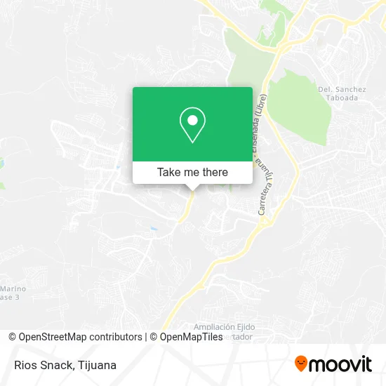 Rios Snack map