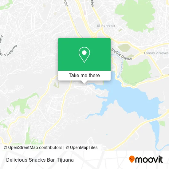 Delicious Snacks Bar map