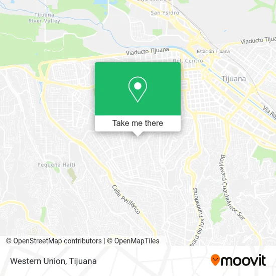 Western Union map