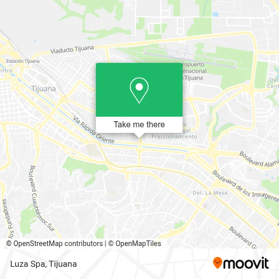 Luza Spa map