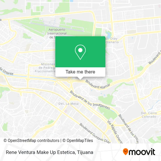 Rene Ventura Make Up Estetica map