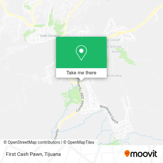 First Cash Pawn map