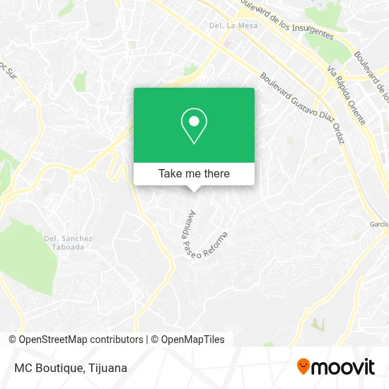 MC Boutique map