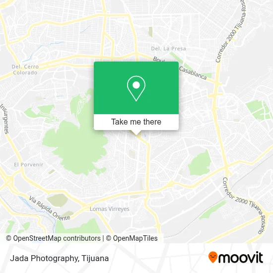 Jada Photography map