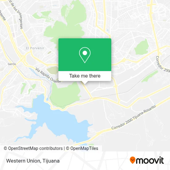 Western Union map