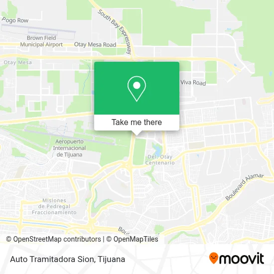 Auto Tramitadora Sion map