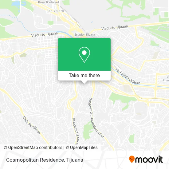 Cosmopolitan Residence map