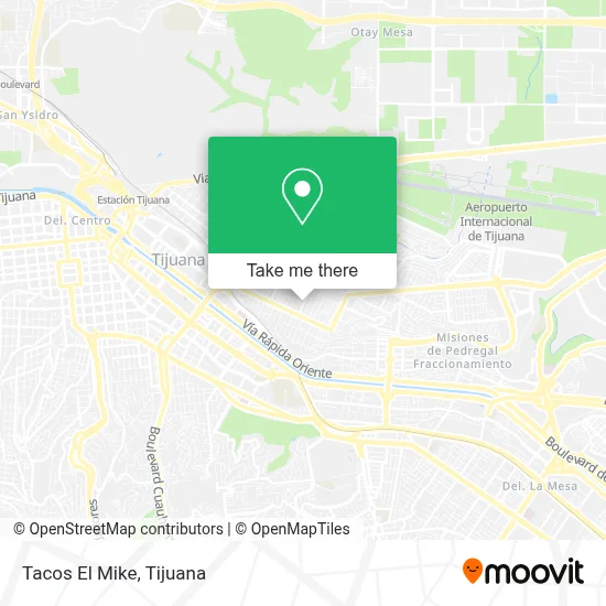 Tacos El Mike map
