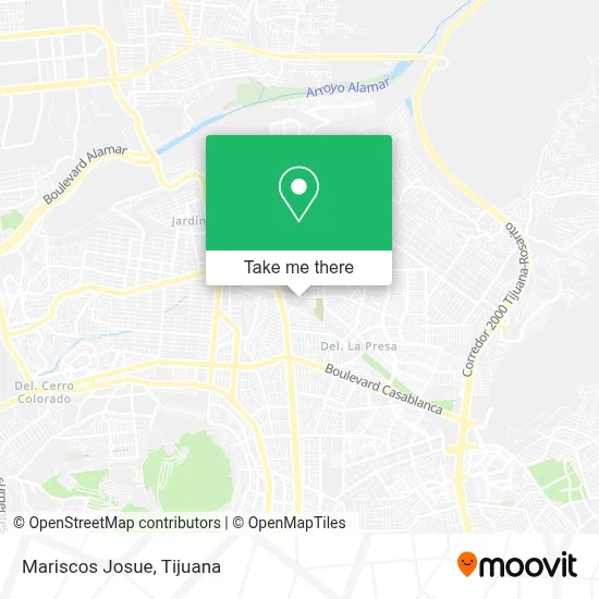 Mariscos Josue map