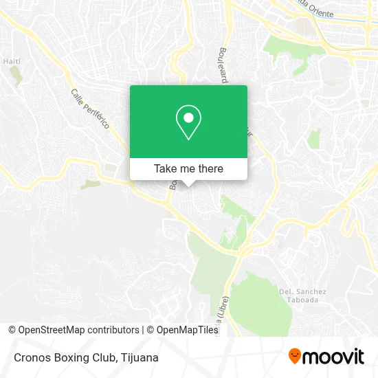 Cronos Boxing Club map