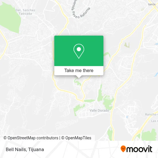 Bell Nails map
