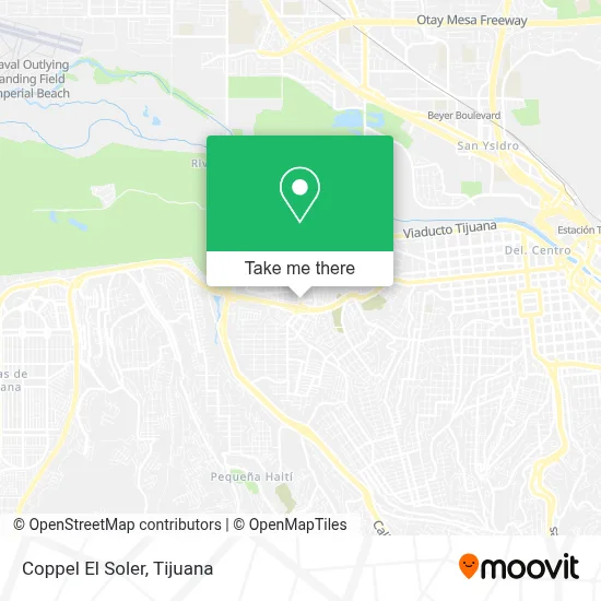 Coppel El Soler map