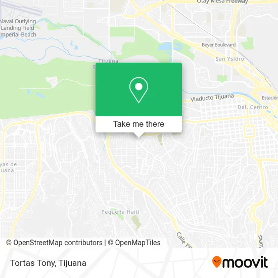 Tortas Tony map