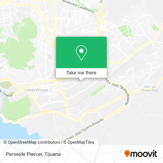 Perseide Piercer map