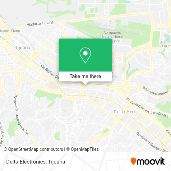 Delta Electronics map