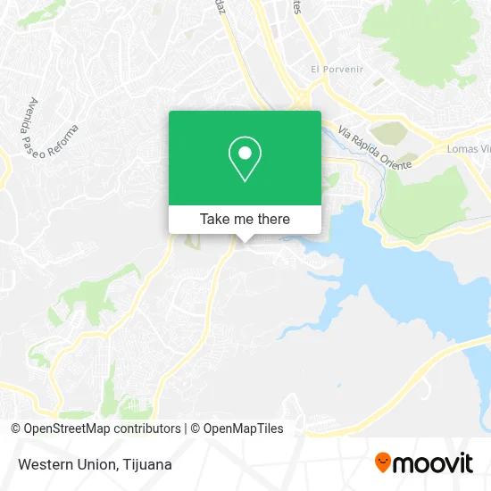 Western Union map