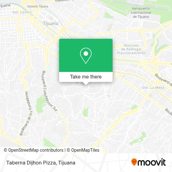 Taberna Dijhon Pizza map