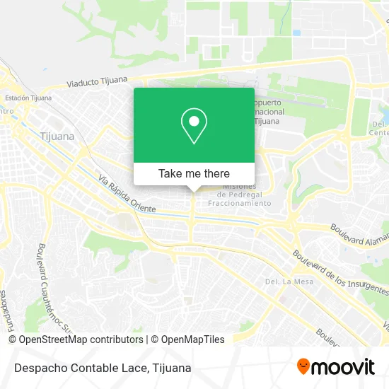 Despacho Contable Lace map