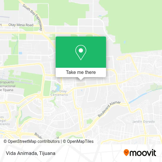 Vida Animada map