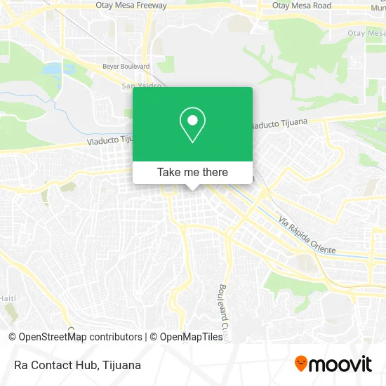 Ra Contact Hub map