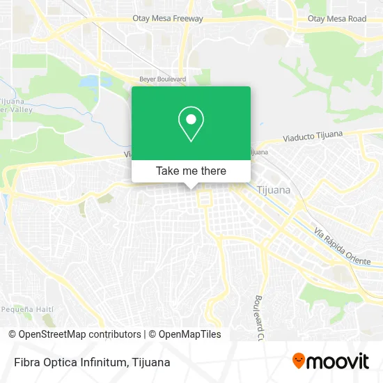 Fibra Optica Infinitum map
