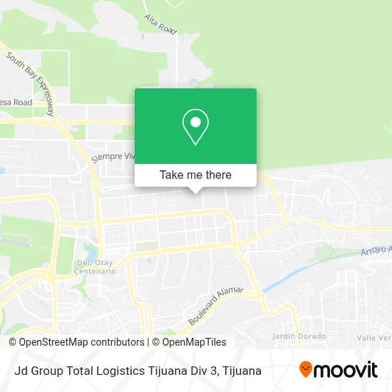 Jd Group Total Logistics Tijuana Div 3 map