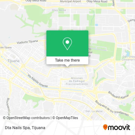 Dta Nails Spa map