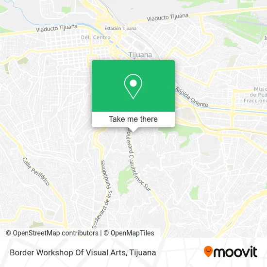 Border Workshop Of Visual Arts map