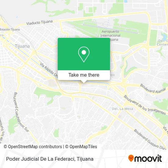 Poder Judicial De La Federaci map