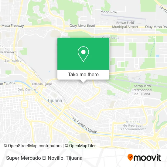 Super Mercado El Novillo map