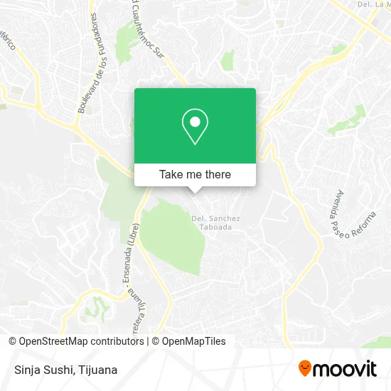 Sinja Sushi map