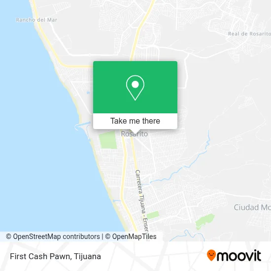 First Cash Pawn map