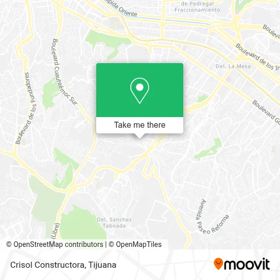 Crisol Constructora map