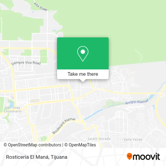 Rosticeria El Maná map