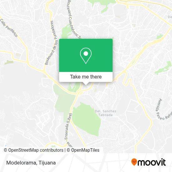 Modelorama map