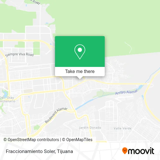 Fraccionamiento Soler map