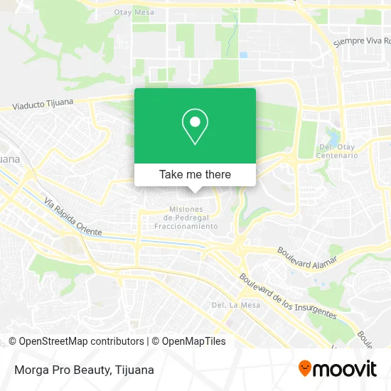 Morga Pro Beauty map