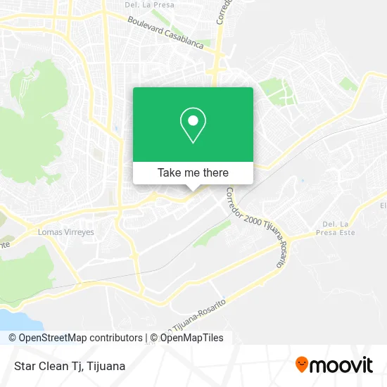 Star Clean Tj map