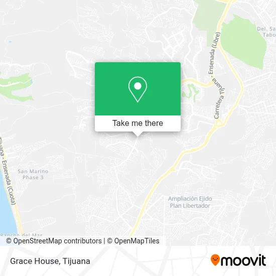 Grace House map