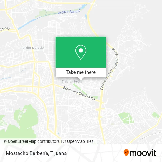 Mostacho Barbería map