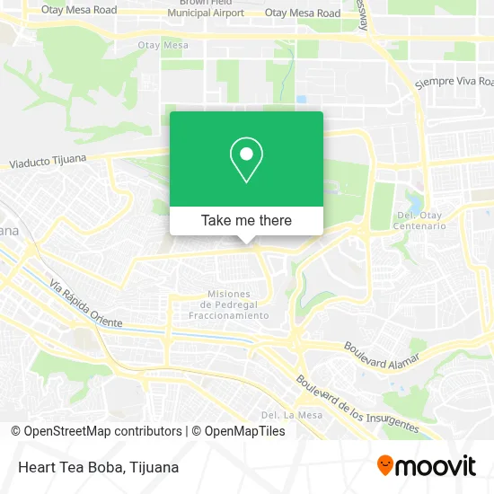 Heart Tea Boba map