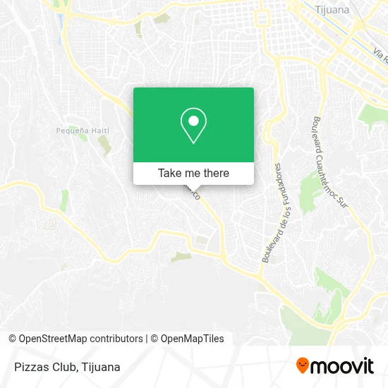 Pizzas Club map