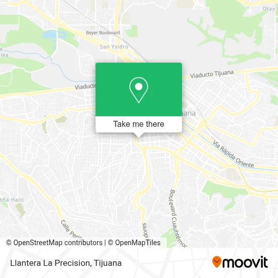 Llantera La Precision map