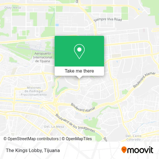 The Kings Lobby map