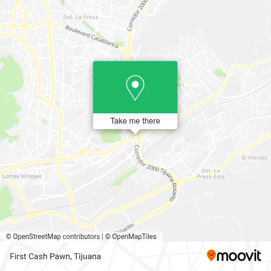 First Cash Pawn map